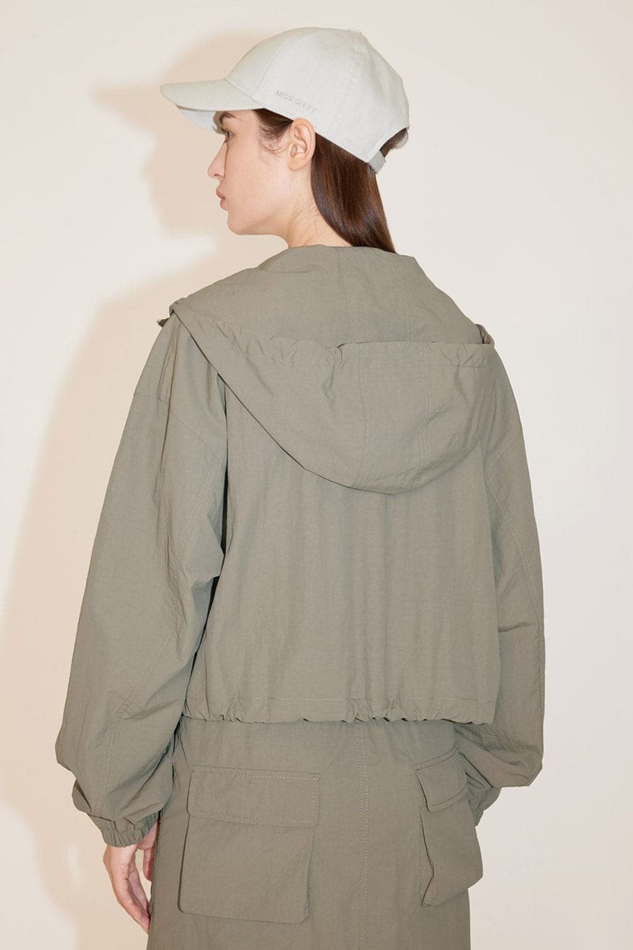 MISS SIXTY Jackets & Outerwears | Vintage Cargo Hooded Jacket Army Green