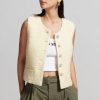 MISS SIXTY Tops | Elegant Stylish Woolen Vest Yellow