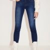 MISS SIXTY High Waist | Navy Blue High Waist Slim Fit Cropped Jeans Deep Blue