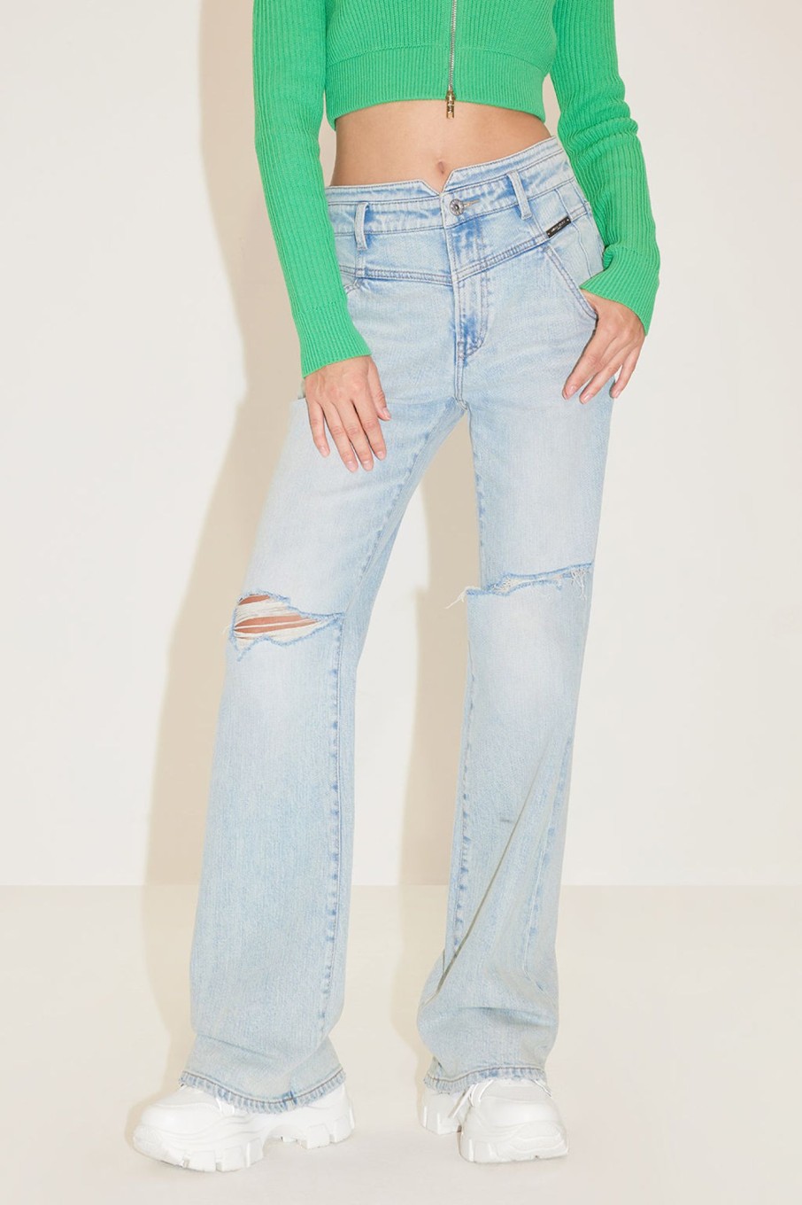 MISS SIXTY Flare | Bootcut Jeans With Mulberry Silk Light Blue