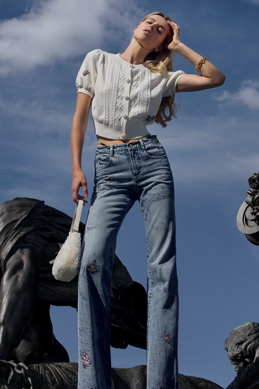 MISS SIXTY Fall-Winter | Angel Collection Flared Jeans Light Blue