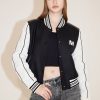 MISS SIXTY Jackets & Outerwears | Classic Sporty Bomber Jacket Black