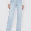 MISS SIXTY Straight | High Waist Jeans With Beaded Embellishment Light Blue