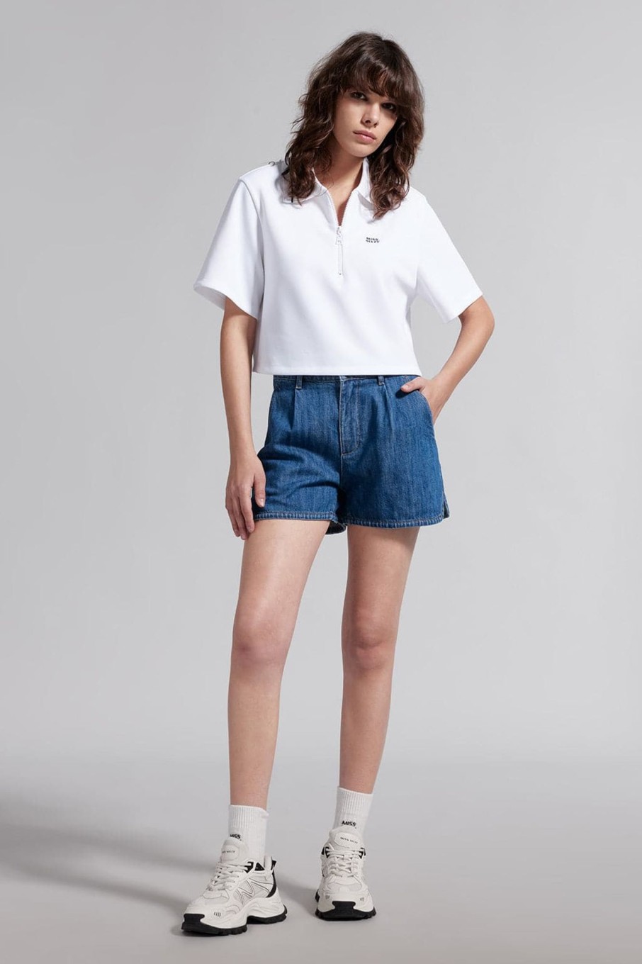 MISS SIXTY Shorts | Denim Shorts With Tencel Dark Blue