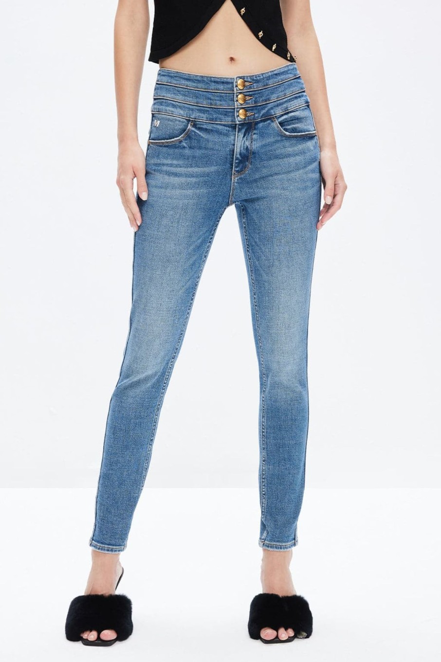 MISS SIXTY High Waist | High Waist Slim Fit Jeans Middle Blue