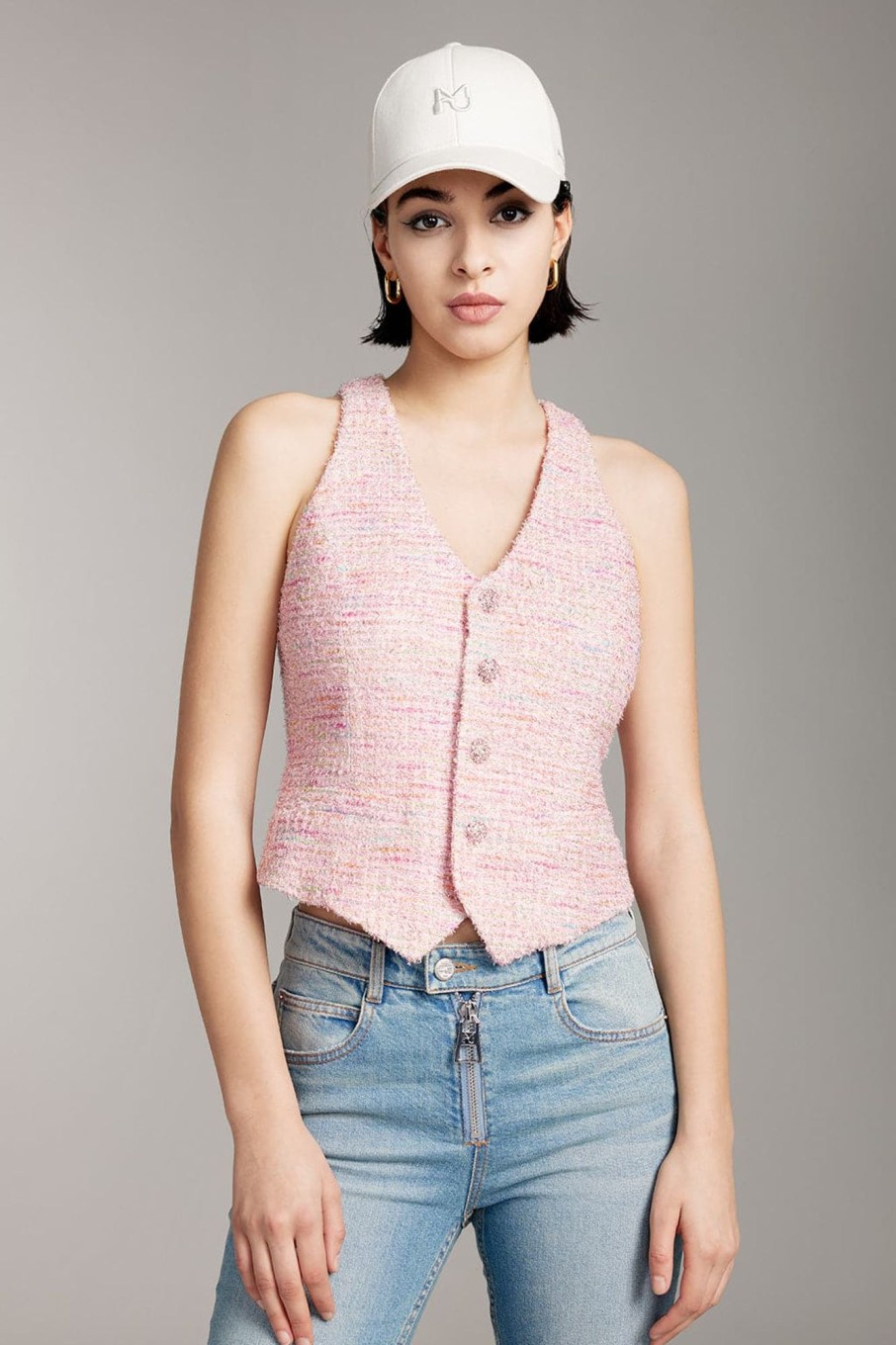 MISS SIXTY Tops | Elegance Vest Pink