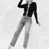 MISS SIXTY Straight | High Waist Slim Straight Fit Retro Jeans Middle Blue