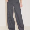 MISS SIXTY Spring-Summer | Miss Sixty X Keith Haring Capsule Collection Relaxed Straight Fit Trouser With Double Waisted Dark Grey