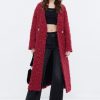 MISS SIXTY Jackets & Outerwears | Red Long Woolen Blend Coat Bright Red