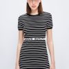 MISS SIXTY Dresses | Striped Stretchy Dress Black/White