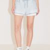 MISS SIXTY Shorts | Elastic Waist Two Piece Set Denim Shorts Light Blue