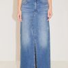 MISS SIXTY Skirts | Vintage Denim Slited Maxi Skirt Middle Blue