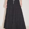 MISS SIXTY Skirts | Elastic Waist Paneled Skirt Black