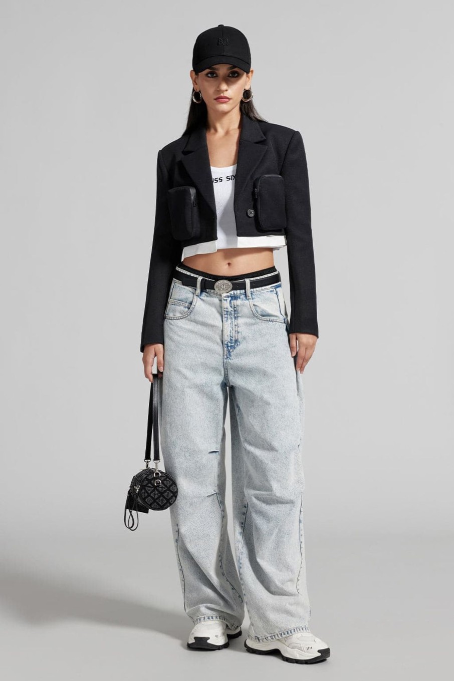 MISS SIXTY Straight | Jeans With Contrast Waist Light Blue