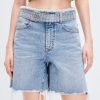 MISS SIXTY Shorts | Vintage Ripped Denim Shorts Light Blue