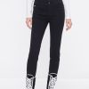 MISS SIXTY High Waist | Stretchy High Waist Skinny Jeans With Four Buttons Black