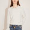 MISS SIXTY Sweaters | Round Neck Beaded Wool Blend Sweater