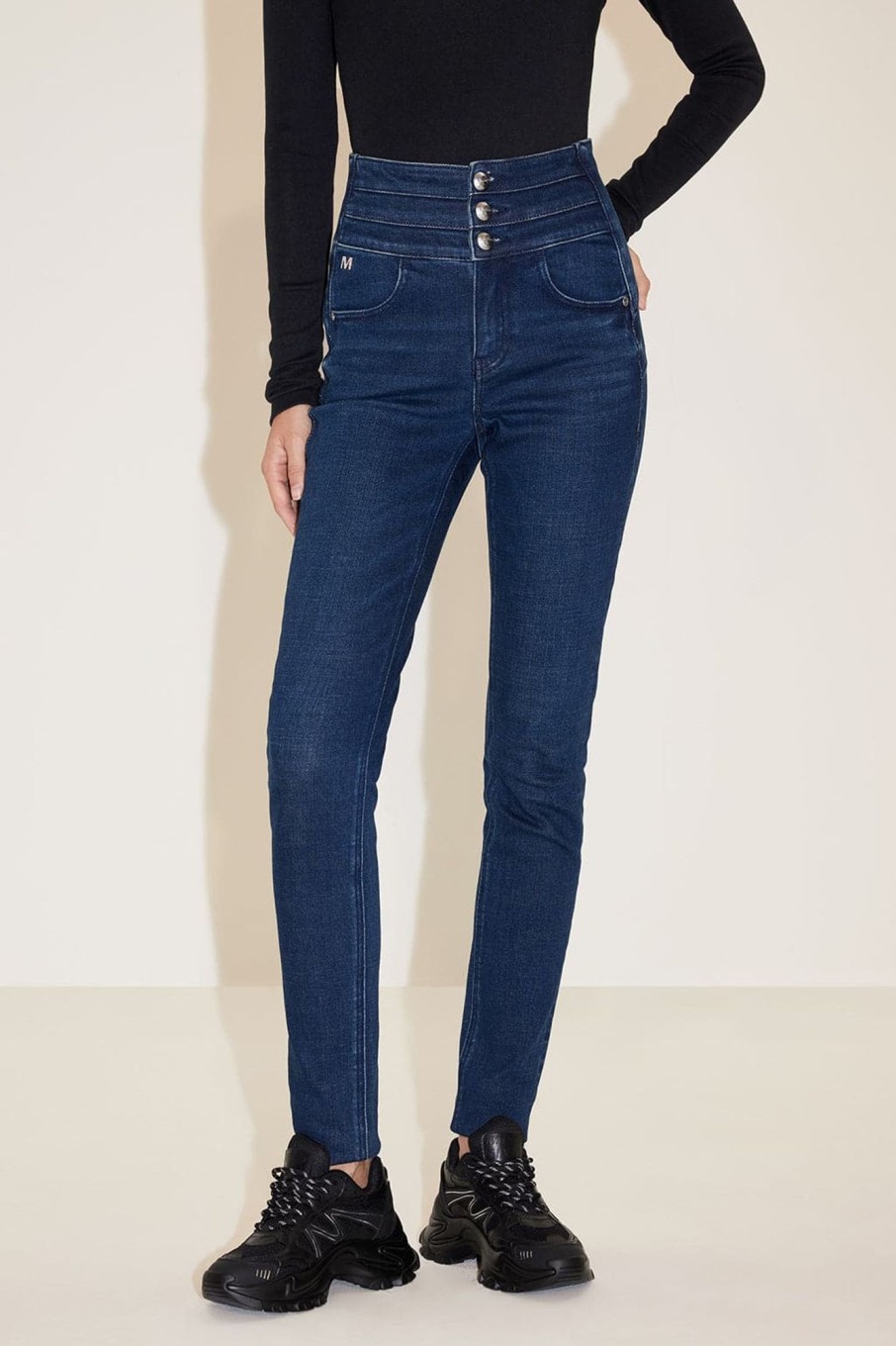 MISS SIXTY High Waist | High Waist Slim Fit Jeans Dark Blue