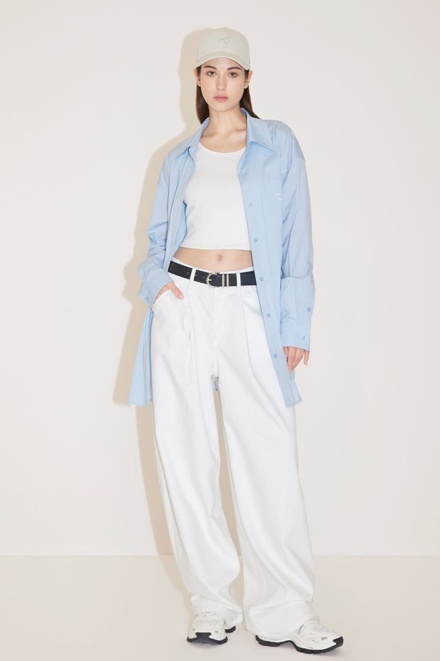 MISS SIXTY Spring-Summer | Miss Sixty X Keith Haring Capsule Collection White Straight Relaxed Fit Jeans Bright White