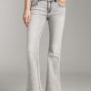 MISS SIXTY Flare | Double Panel Waist Design Vintage Flared Jeans Light Grey