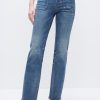 MISS SIXTY Straight | Vintage White High Rise Straight Fit Jeans Middle Blue