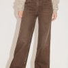 MISS SIXTY Fall-Winter | Angel Collection Embroideryed Vintage Straight Fit Jeans Khaki