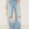 MISS SIXTY Wide Leg | Stylish Wide Leg Ripped Jeans Grey Blue