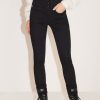 MISS SIXTY High Waist | High-Waist Fleece-Lined Slim-Fit Denim Jeans Black