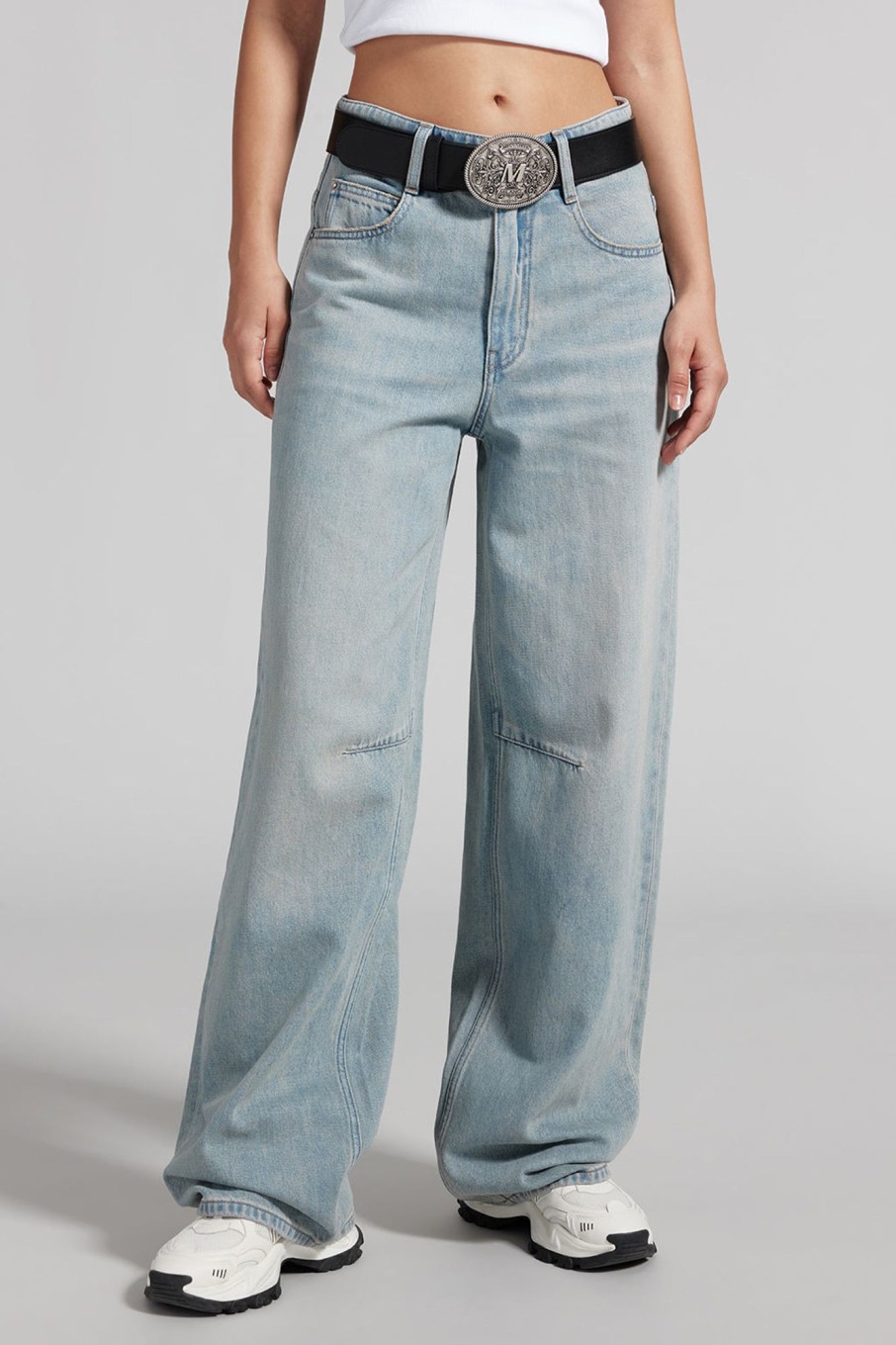 MISS SIXTY Straight | Retro High Waist Straight Fit Jeans Light Blue