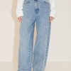 MISS SIXTY Straight | Relaxed And Straight Fit Jeans With Asymmetrical Waist Middle Blue