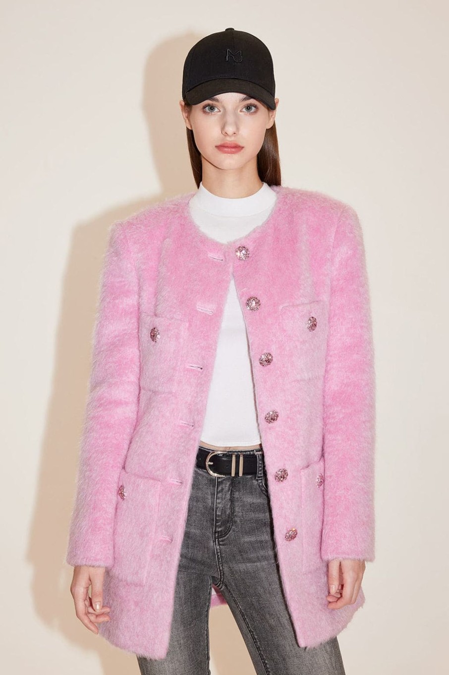 MISS SIXTY Jackets & Outerwears | Wool Coat Pink