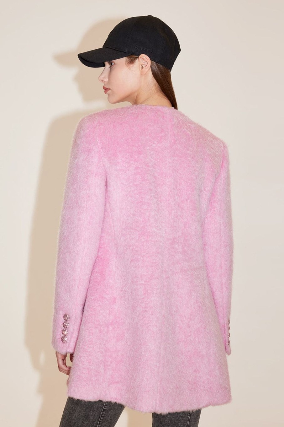 MISS SIXTY Jackets & Outerwears | Wool Coat Pink