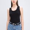 MISS SIXTY Tops | Crew Neck Slim Fit Sleeveless T-Shirt