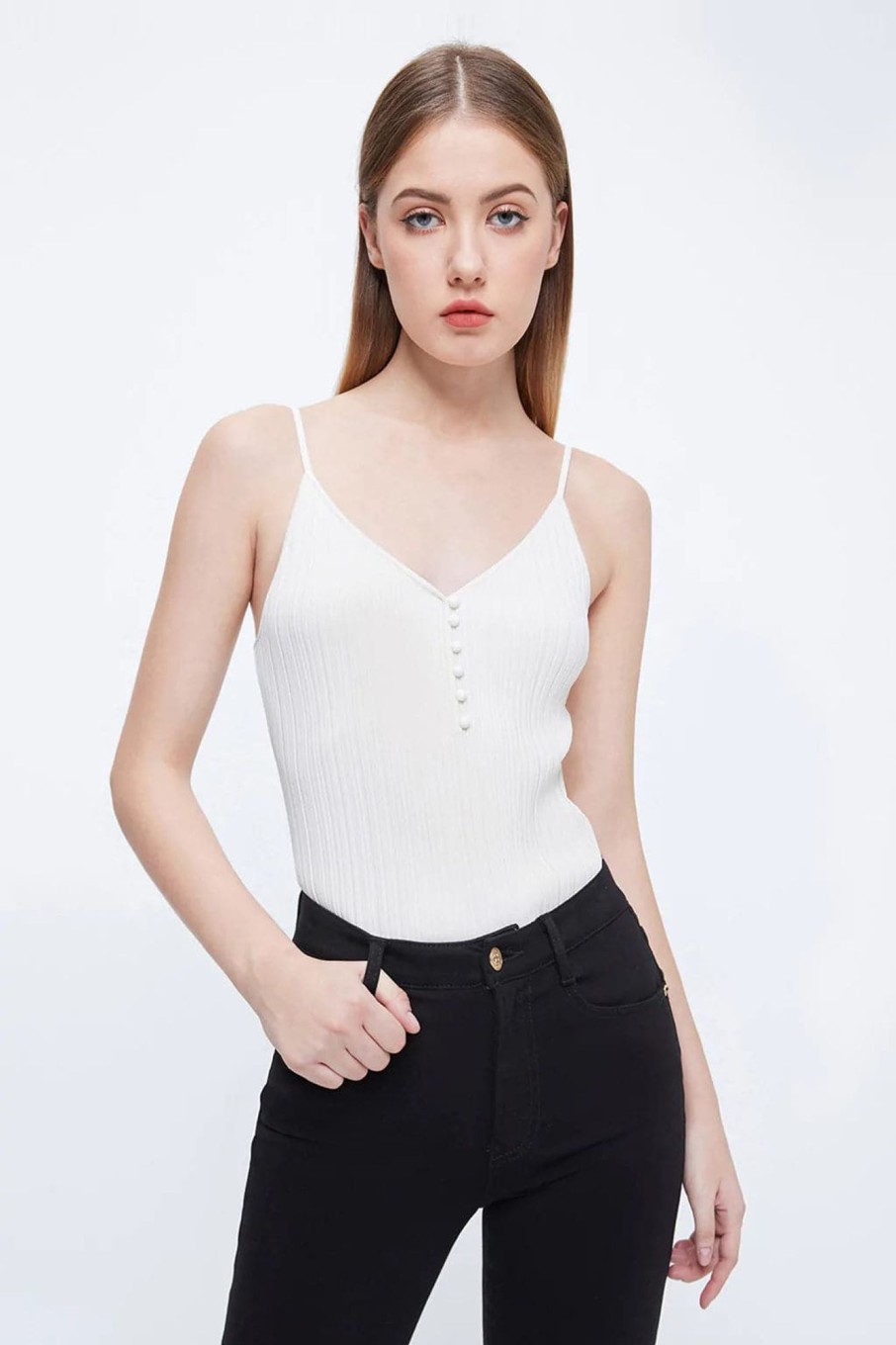 MISS SIXTY Sweaters | Knitted Camisole With Buttons